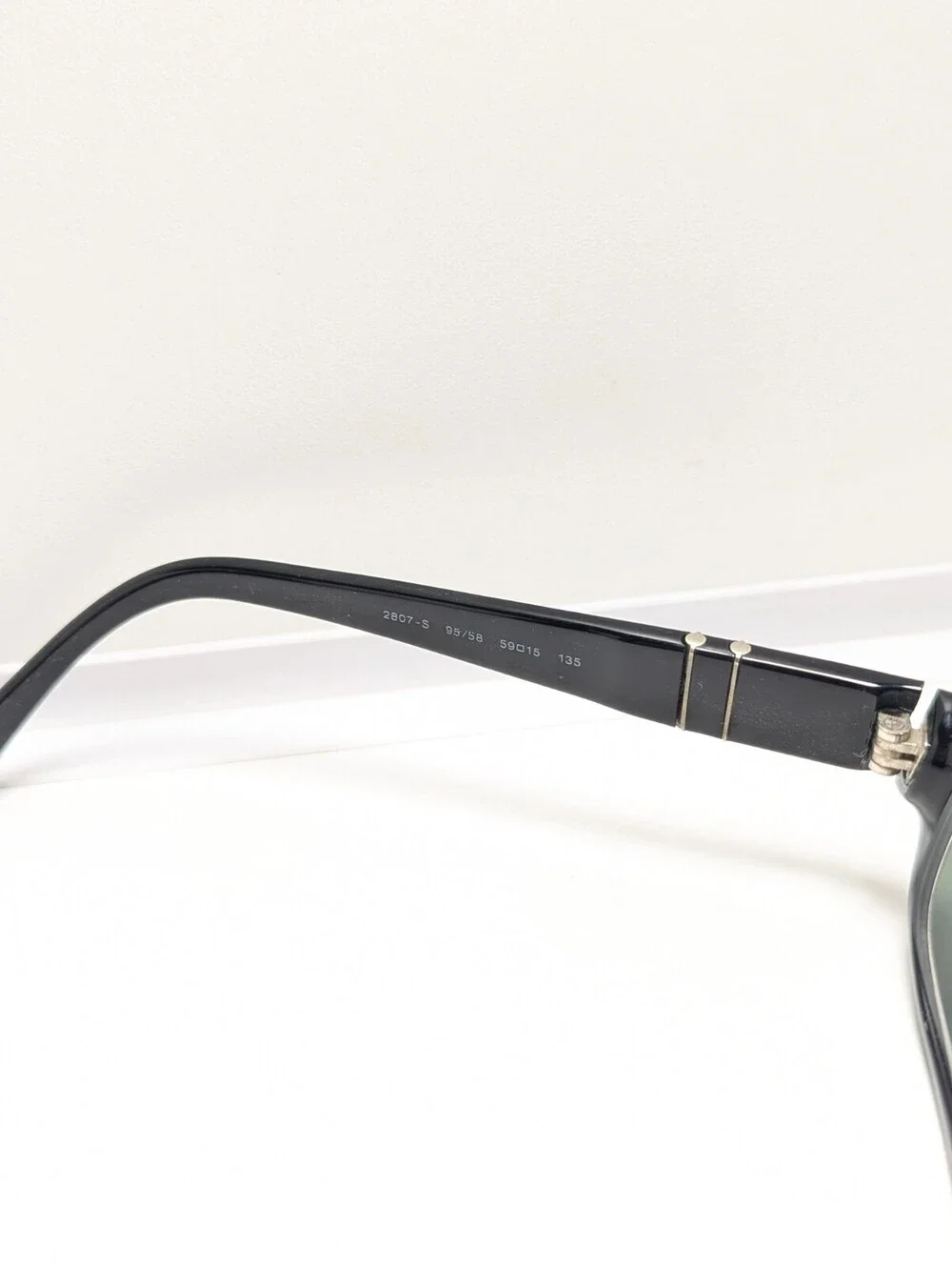Persol 2807S FRAMES ONLY Retro Black Rectangle Women's Glasses 59-15-135